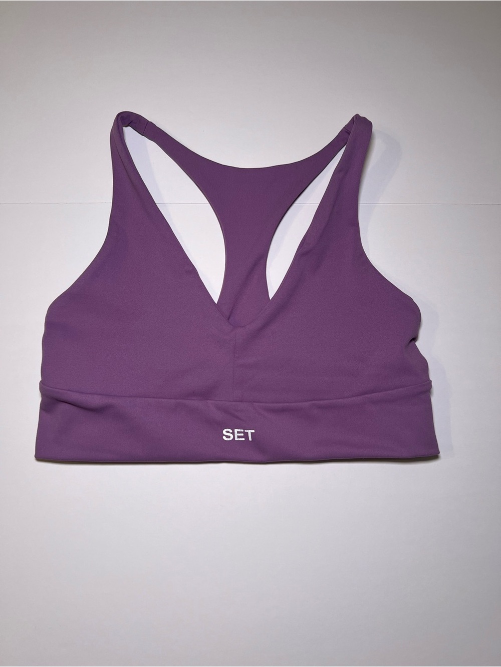 SET Active Purple Racerback Sports Bra size medium